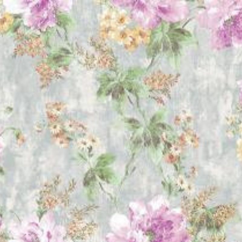 Flower bunch pattern wallpaper