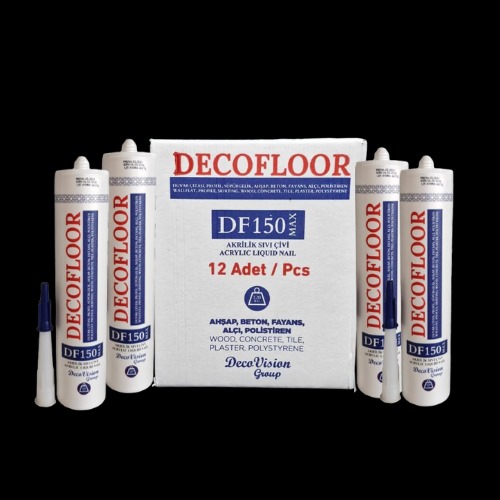 DECOFLOOR AKRİLİK SIVI ÇİVİ 1 Koli DF-150 MAX